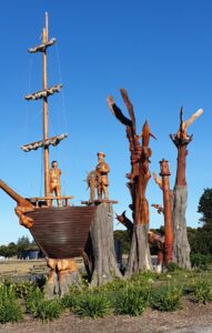 East Beach Tourist Park - Wood Carvings