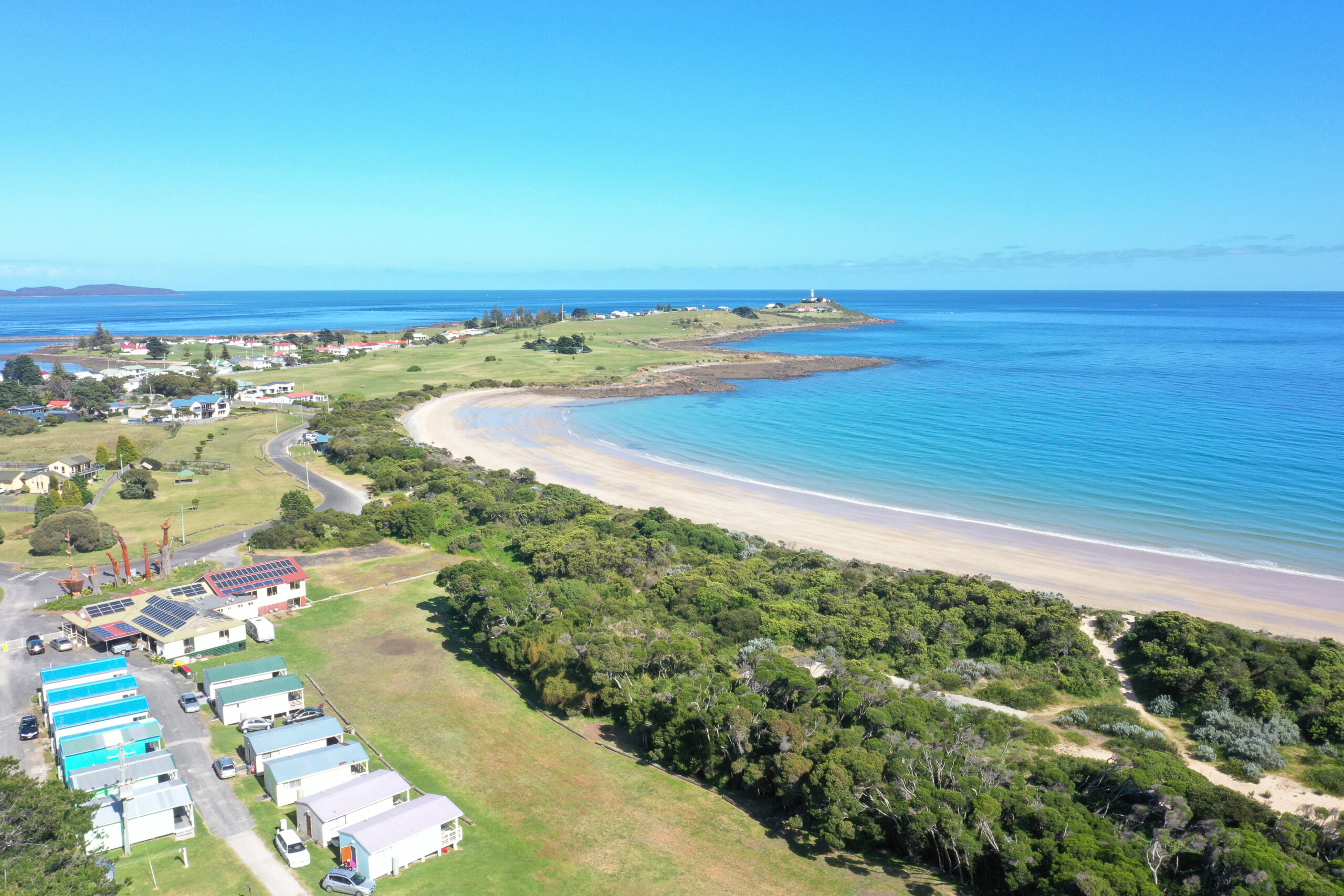 East Beach Tourist Park Beachfront Camping and Cabins Low Head Tasmania